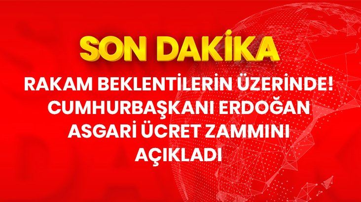 ASGARİ ÜCRET 4250 OLDU.