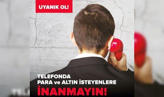 POLISIN DİKKATİ DOLANDĞRĞCILIĞI ÖNLEDİ. 