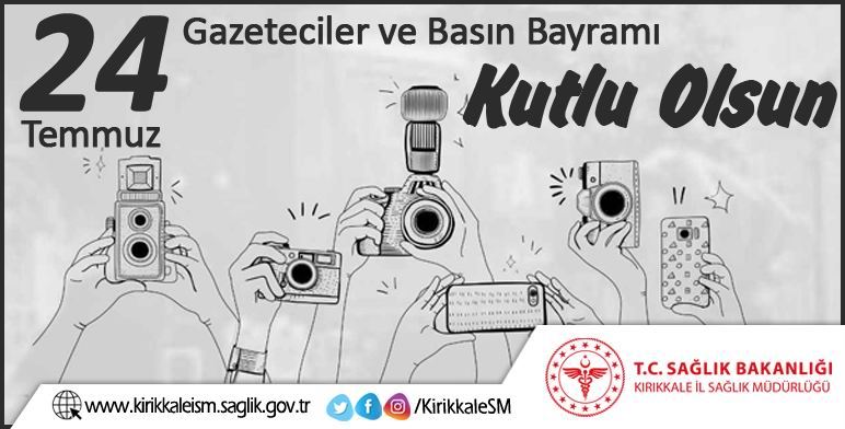 KIRIKKALE İL SAĞLIK MÜDÜRÜ BASIN BAYRAMINI KUTLADI.