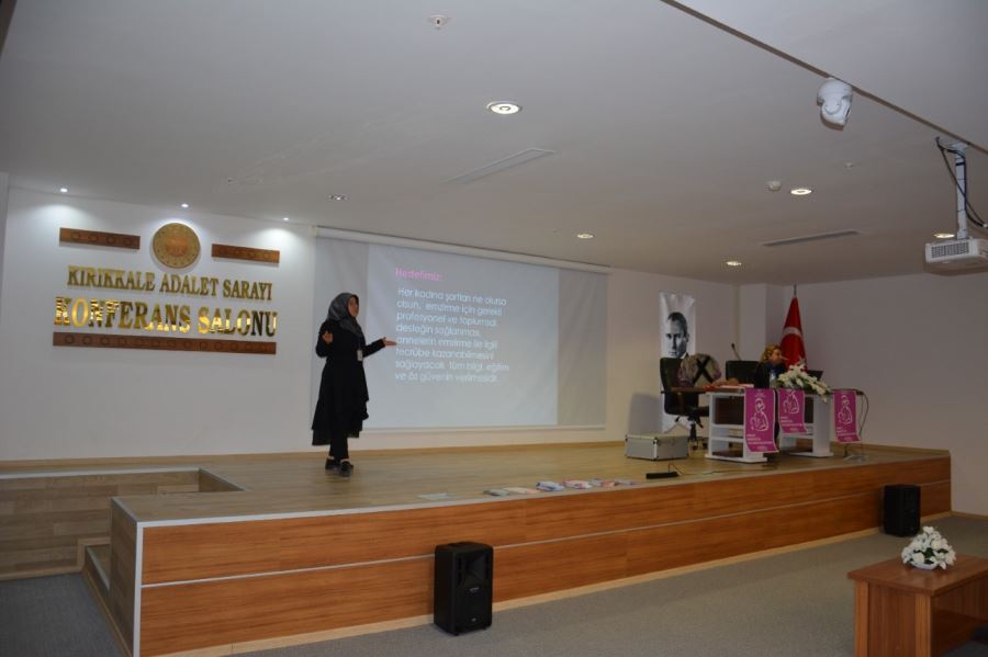 ADLİYE PERSONELİNE ANNE SÜTÜNÜN ÖNEMİ ANLATILDI. 