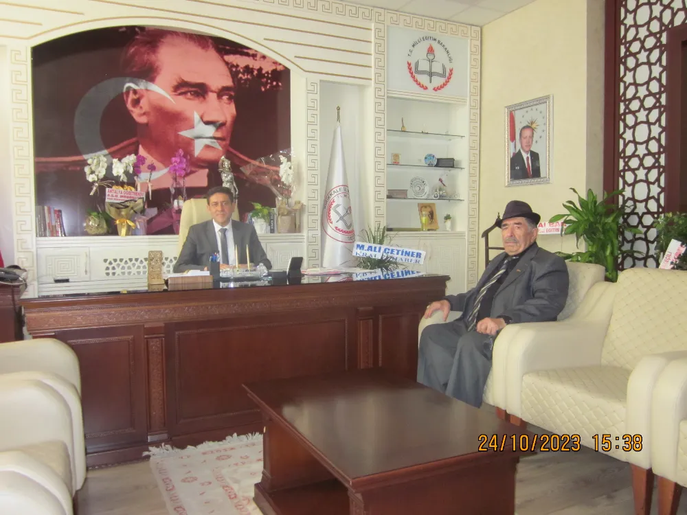 KRAL 71 İMTİYAZ SAHİBİ ÇETİNER MİLLİ EĞİTİMİ MÜDÜRÜ SAYIN AYDINI ZİYARETTE BULUNDU.