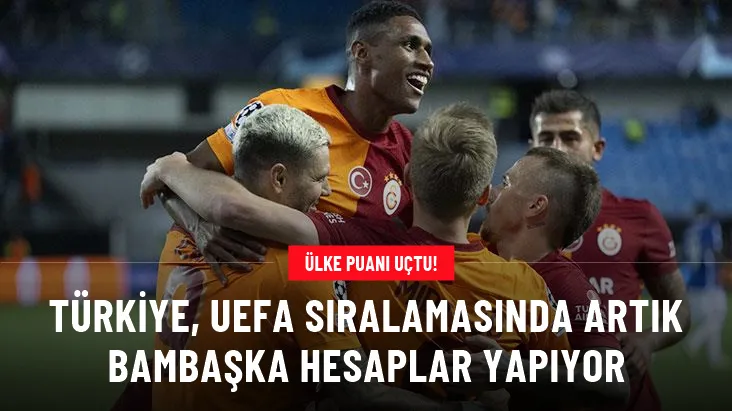 ÜLKE PUANI UÇTU! TÜRKİYE UEFA SIRALAMASINDA ARTIK BAMBAŞKA HESAPLAR YAPIYOR.