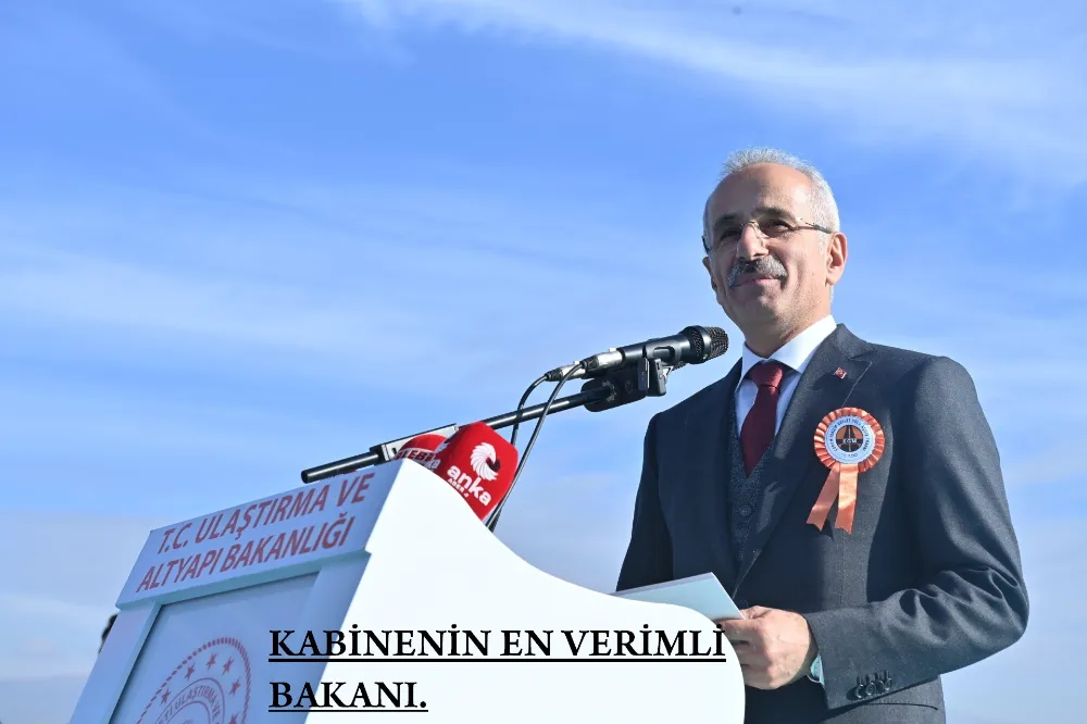 KABİNENİN EN VERİMLİ BAKANI AÇIKLADI.