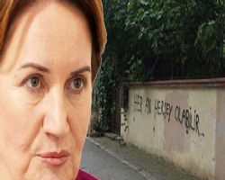 Meral Akşener'in evinin karşısına bunu yazmışlardı, gözaltına alındılar