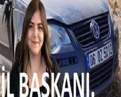 KRIKKALE GELECEK PANTİSİ İL BAŞKANI BETÜL GÜLFEM EKİCİ KAZA YAPTI!