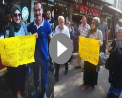 Kayserili kadın kafayı sıyırmış.?Koca istiyorum al beni diye pankartla dolaştı.