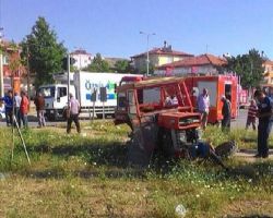 Delice de otobüs kazasında 1 ölü 2 yaralı