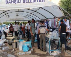 BAHŞİLİ BELEDİYESİNİN İFTAR YEMEĞİNDE İTİBARDA İŞTİRAKTA ÇOK YÜKSEKTİ.