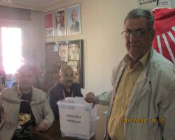 C H P KIRIKKALEDE 1 AYDIR 196 İLÇE DELEGESİNİ SEÇMEYE ÇALIŞIYOR.
