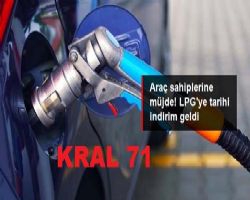 LPG'YE 95 KURUŞ İNDİRİM GELDİ HAYDİ GÖZÜNÜZ AYDIN.